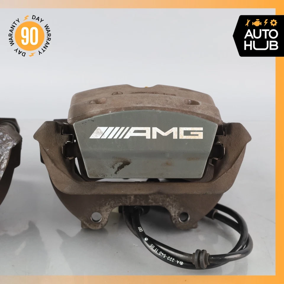 Pinzas de freno traseras izquierda y derecha Mercedes W222 S63 C63 AMG con juego de actuadores OEM Foto 4 de 4