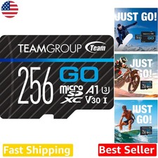 High Speed 256GB MicroSDXC Card U3 V30 4K Drone GoPro Adapter