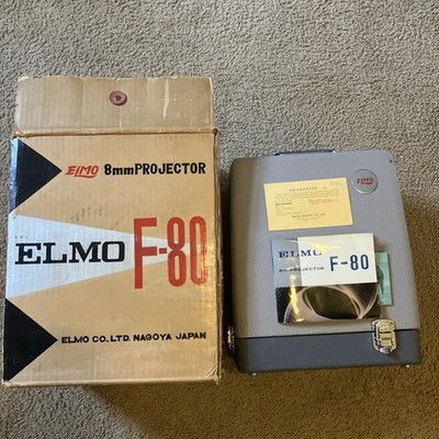 放映机，映写機 ，昭和レトロ アンティークELMO F-80 8mm，昭和 Vintage Elmo F-80 Projector In Original Box! | eBay