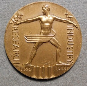 So-Called Dollar HK-463, Official Medal, Century Of Progress Art Deco 1933