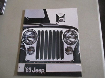 NOS New 1983 AMC Jeep Dealer Sales Brochure 40 Pages 11'' X 9'' Early Issue