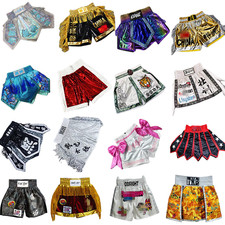 Custom Muay Thai Shorts Boxing Kickboxing MMA Fight Trunks Training Combat Wear