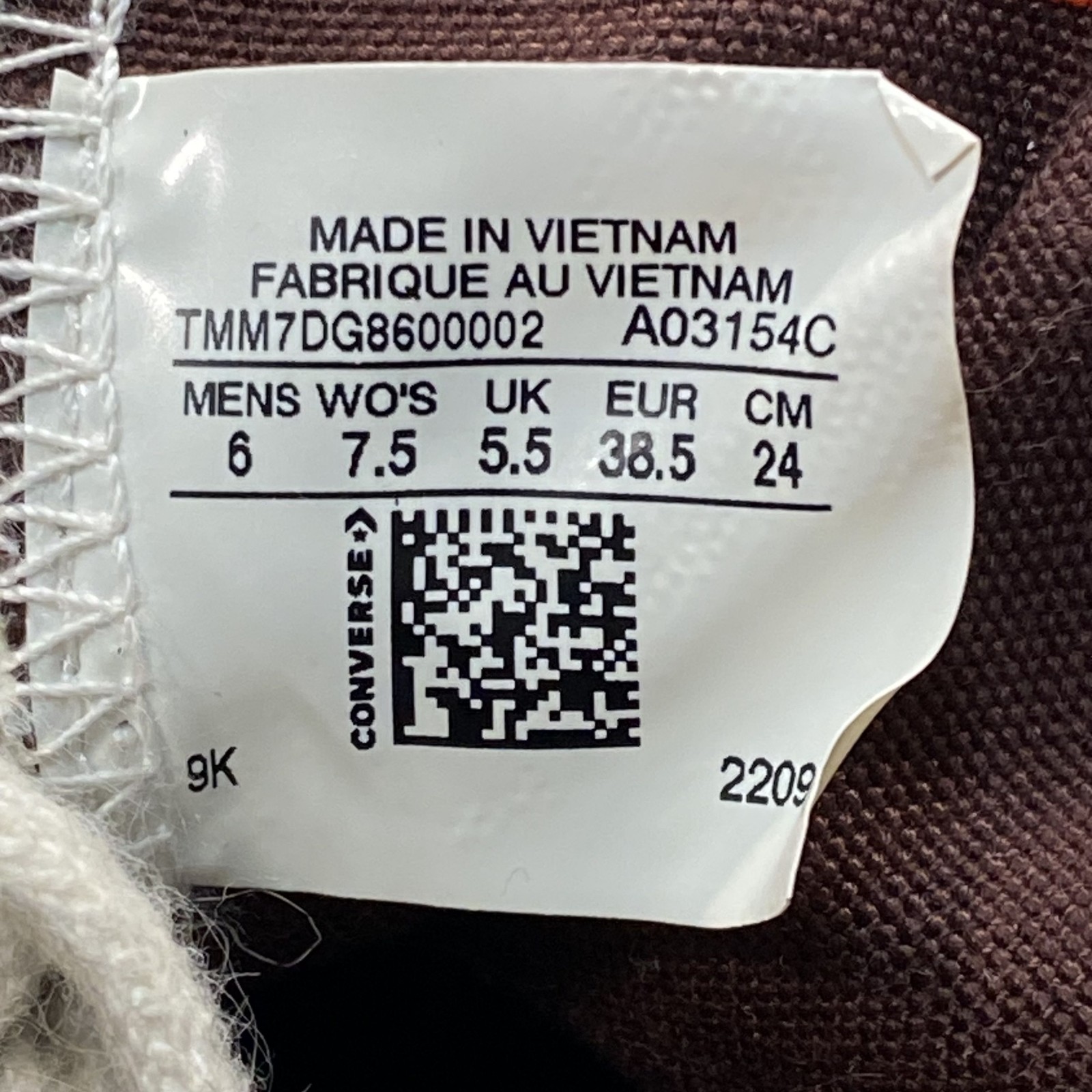 Converse White Solid Platform Sneakers Women Size… - image 6