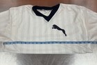 Vintage 90s PUMA White V-Neck T-Shirt Men's Size Large — photo 4