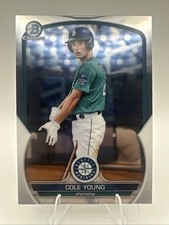 2023 Bowman Chrome Prospects Cole Young Refractor #BCP-9 (RC)