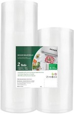 4 Rolls 8x50 11x50 Vacuum Sealer Bags 4Mil Embossed Food Saver Sous Vide Storage