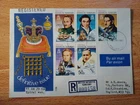 British Antartic Territory Definitive Issue FDC REGISTERED Halley Bay, Port Stan