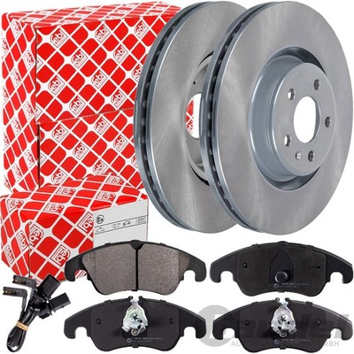 FEBI BREMSSCHEIBEN Ø320mm+BELÄGE VORNE passend für AUDI A4 B8 A5 8T PR=1LA+1LB