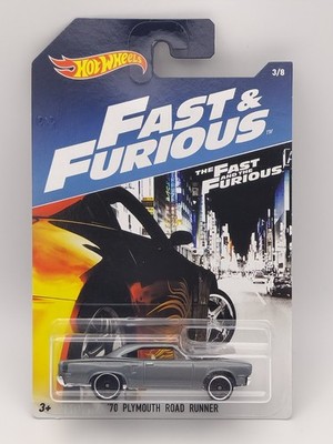 Hot Wheels 2017 Fast Furious Series 3/8 - '70 Plymouth Road Runner - Tokyo Drift