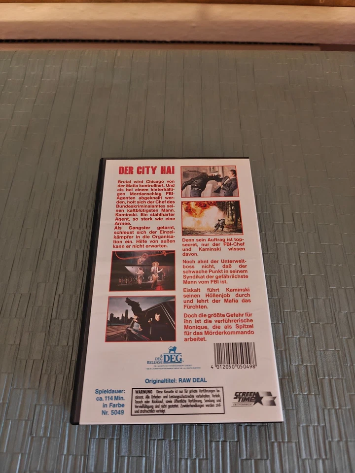 Der City Hai - Schwarzenegger - VHS Kasette - Video - Film - Movie - Bild 2 von 3