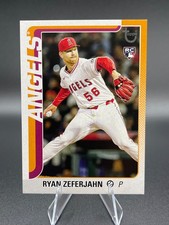 Topps Update Series 2025 Ryan Zeferjahn #US324  Vintage Stock RC /99 Angels SSP