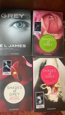 Shades of Grey - E. L. James Triologie - 4  Bücher