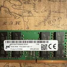 MICRON  MTA8TF1G64HZ-2G6D1  8GB DDR4 2400MHz 1Rx8 PC4-2400T-SA1-11 MEMORY