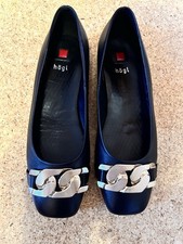 Damenschuhe Halbschuhe Gr. 3,5 schwarz  Leder, Högl