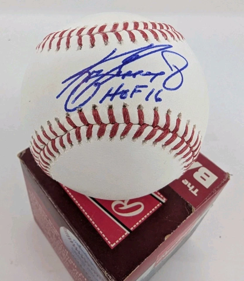 Official MLB Ken Griffey Jr Signed Autographed Baseball W/ HOF 16 Inscription - Image 2 of 4