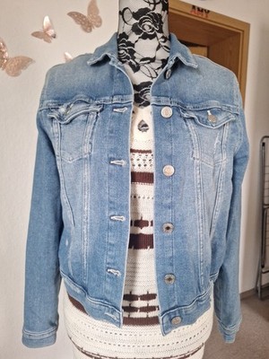 Jeansjacke Mädchen H&M GR. 158 Blau Top Zustand Used Look