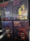 Youtooz FNAF Vinyl Figures Set of 4: Bonnie, Chica, Freddy, Foxy Unopened
