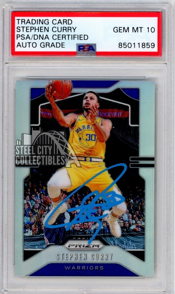 Panini Stephen Curry Basketball Original Autographed Sports