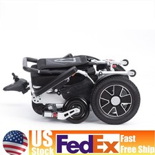 500W Folding Electric Wheelchair All Terrain Heavy Duty Portable Wheelchair USA