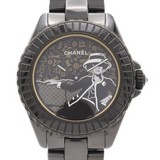 Authentic Chanel Mademoiselle J12 Couture H9761 Ceramic Mechanical Automatic...