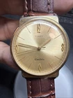 Timex Electric Vintage 60’s Waterproof Champagne Dial Brown LeatherUntested 35mm