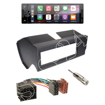 AMPIRE CPR60 Radio DAB+ Touchscreen Mit Einbauset für Fiat Panda