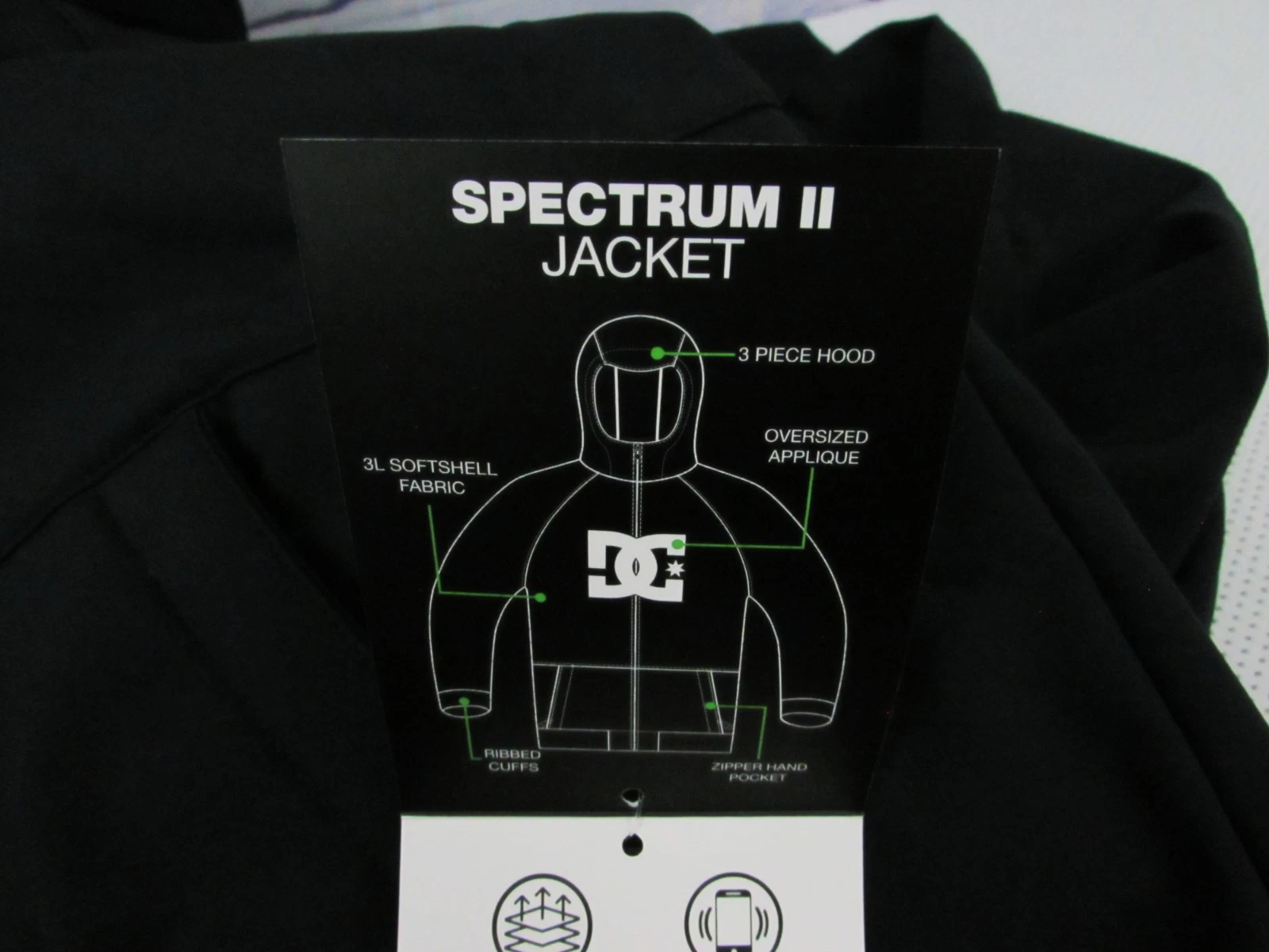 DC Shoes Men's Spectrum II Hooded Softshell Jacket Size Large NWT. image 6