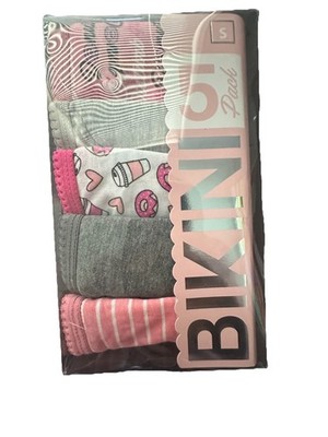 5 Pack Womens Underwear Briefs Panties Bikini Full Coverage Cotton Size Small