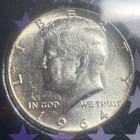 John F. Kennedy Half Dollar Collection with 4 coins. 1964 90% & 1968 40% silver. — photo 2