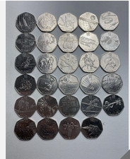 2011 Olympic Games 50p Pence Coin Full Set Collection Circulated 29 London 2012