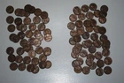 EF AU 1948 P D Lincoln cents 2  rolls   RL74