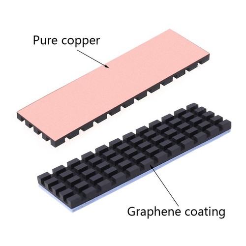 for M.2 SSD Heatsink Heat Dissipation Radiator Thermal Cooling Pads - Afbeelding 7 van 14