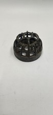 Vintage Metal Flower Frog Cage Dome Shape Heavy 1.75  H 1.25  Dia Steampunk