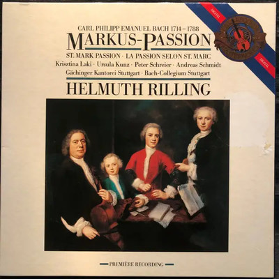 2xLP C. P. E. Bach Markus-Passion HARDCOVER BOX +BOOKLET NEAR MINT Columbia