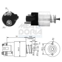 Meat & Doria Magnetschalter Starter FüR Hyundai I30 Kombi FD 1.4 1.6 IX20 JC