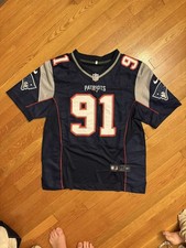 Nike Jamie Collins New England Patriots Stitched Jersey (Blue) - Size 44