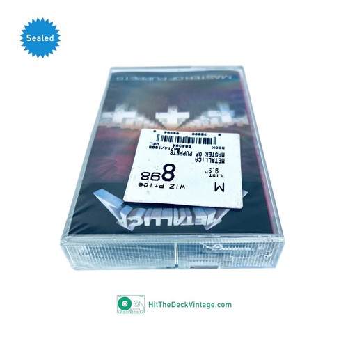 Metallica - Master Of Puppets Cassette Tape (1986) US 1994 Reissue OG SEALED - Picture 6 of 6