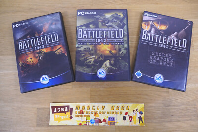 BATTLEFIELD 1942 inkl. Erweiterungen - 2002/03 | EA / DICE | PC | 4 CD | VG