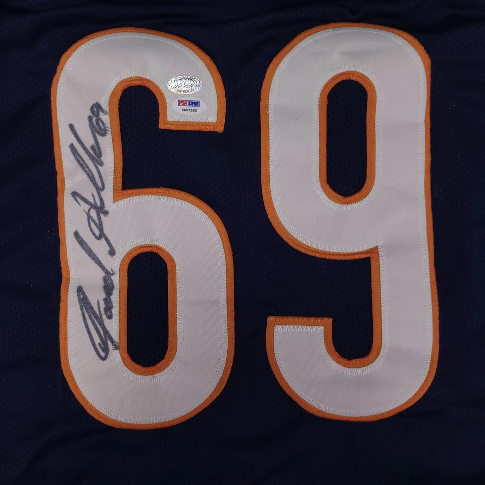 (S17) Jared Allen #69 Hand Signed Pro Style Jersey Chicago Bears PSA DNA size XL - Image 2 of 3