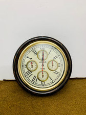 Uhr Nautischer Stil Messing & Wooden Wanduhr Weltzeit Uhr Wand