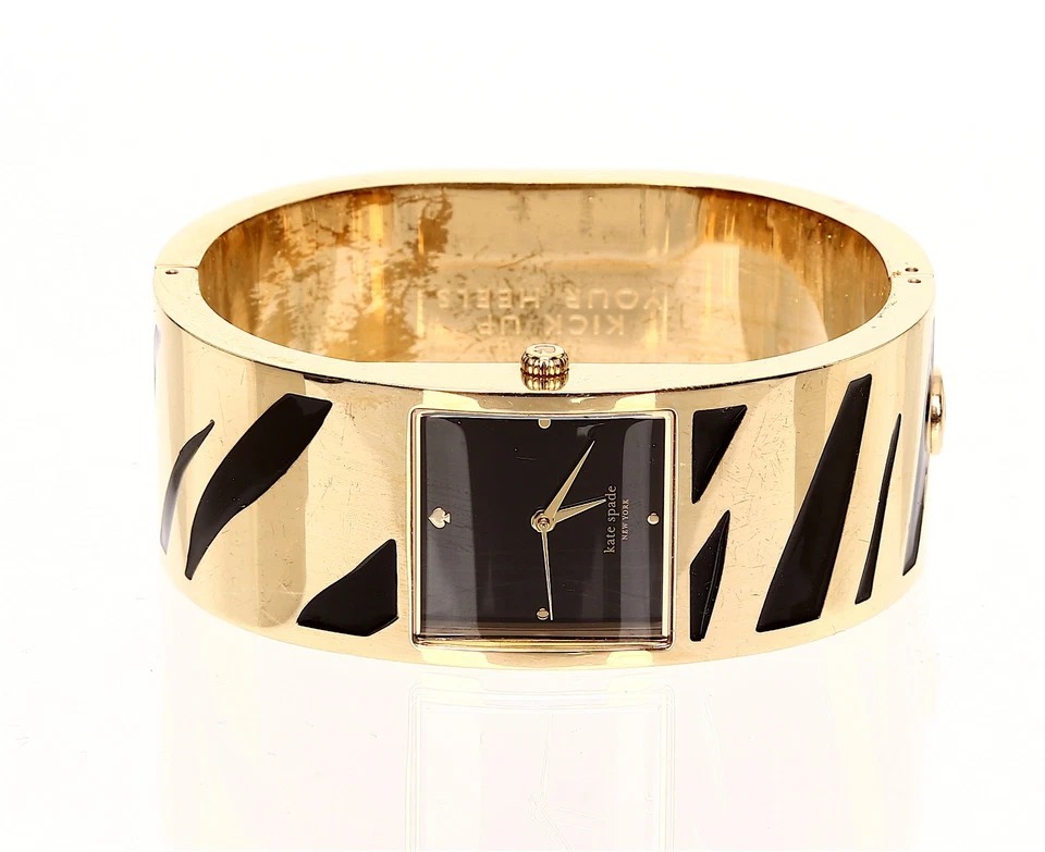 Reloj Brazalete Kate Spade New York Mujer Dorado Negro Delacorte F1253 Foto 2 de 4