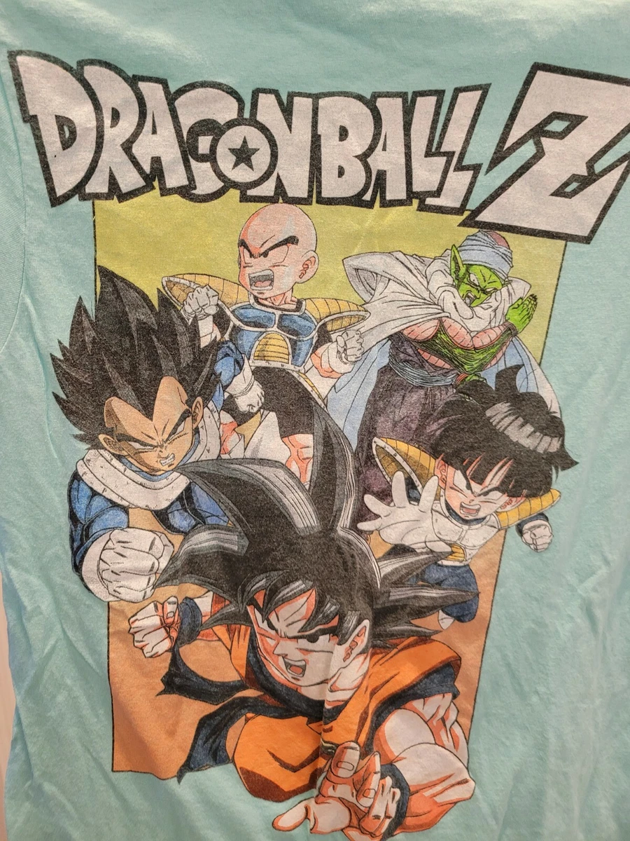 Dragon Ball Z Anime Cartoon Character Group Men's Short Sleeve Graphic Tee  Shirt-S