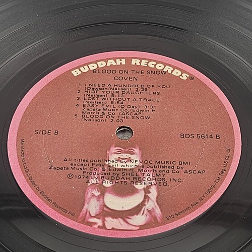 Coven Blood On The Snow Vinyl Lp 1974 - Gatefold - Insert - Buddah EX/VG+ - Foto 14 di 19