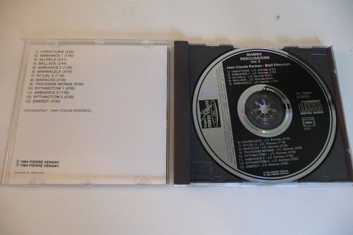 MAMBA PERCUSSIONS VOL.2 . JEAN CLAUDE KERINEC- CD PIERRE VERANY. PV.784051. - Imagen 2 de 4