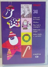 Pfaff Creative CD Machine Embroidery 348 Santa And His Friends
