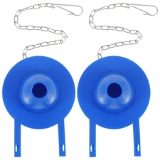 2PCS Flapper Flapper Cover Stop Valves Toilet Tank Parts