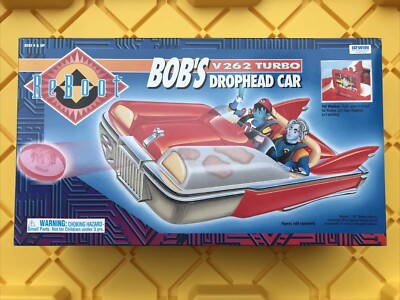 Vintage 1995 ReBoot Bob's V262 Turbo Drophead Car Mint In Sealed Box-No Figures