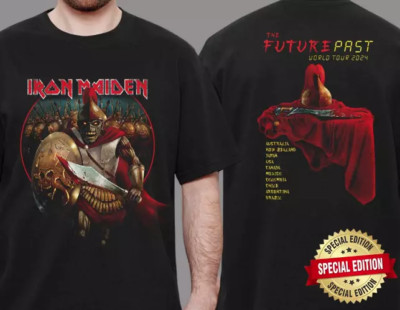 Iron Maiden The Future Past 2024 World Tour T-Shirt