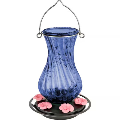 Perfect Pitcher Antique Glass Hummingbird Feeder 32 Oz