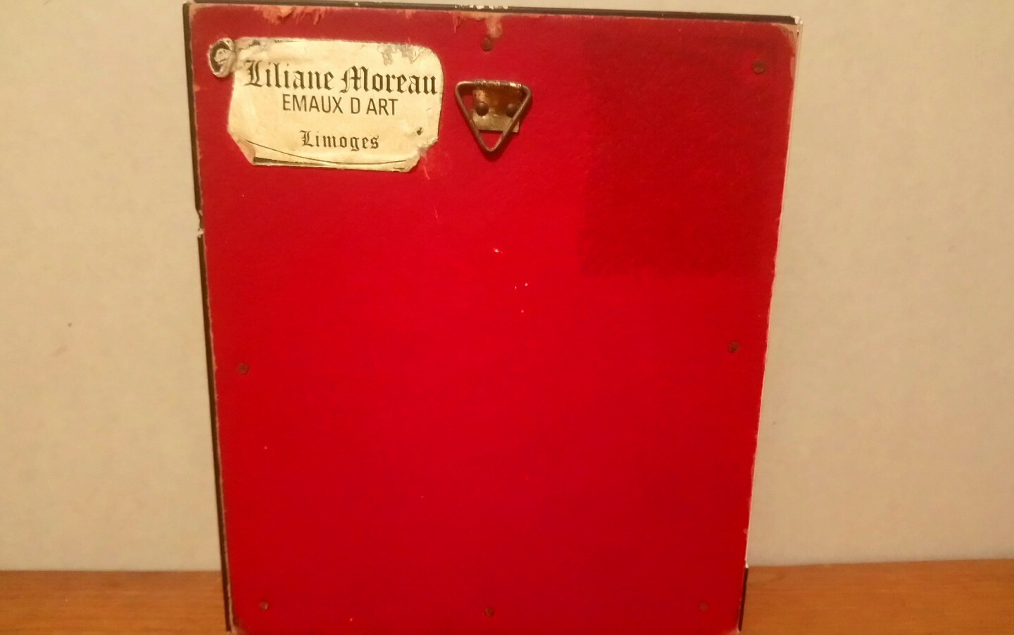 Ancien petit émaux de limoges signé Liliane Moreau eBay